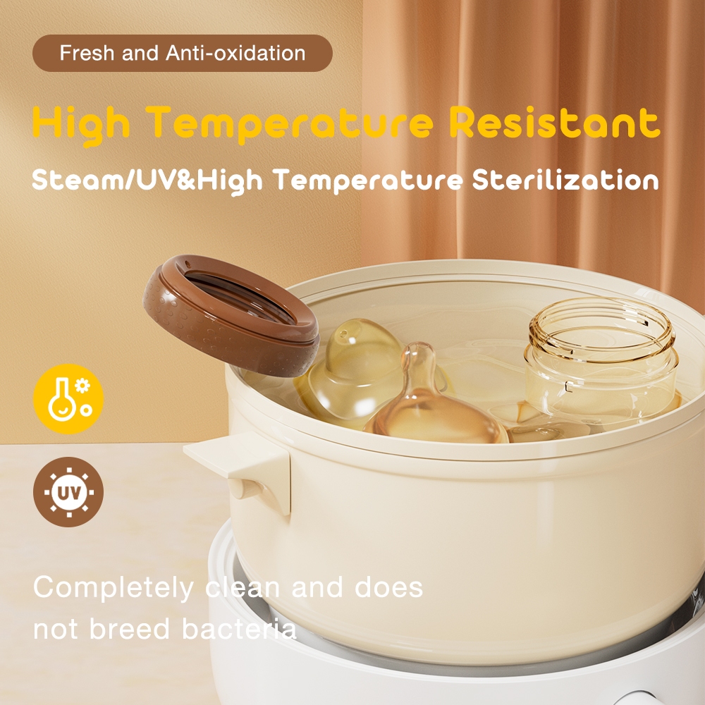 Dr.isla ขวดนม PPSU ขวดนมเด็ก 5oz/8oz ขวดนมคอกว้างสีชา ป้องกันอาการท้องอืด ป้องกันอากาศเข้า กันสำลัก ปลอดสาร BPA - Anti Colic Baby Bottle AVPS15 - รูปที่ 7