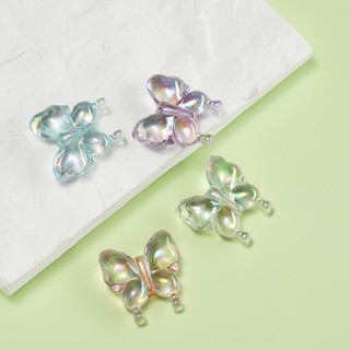 St.kunkka 2-4 ชิ้นลูกปัดผีเสื้ออะคริลิคแฟชั่นโปร่งใสสี-Plate…