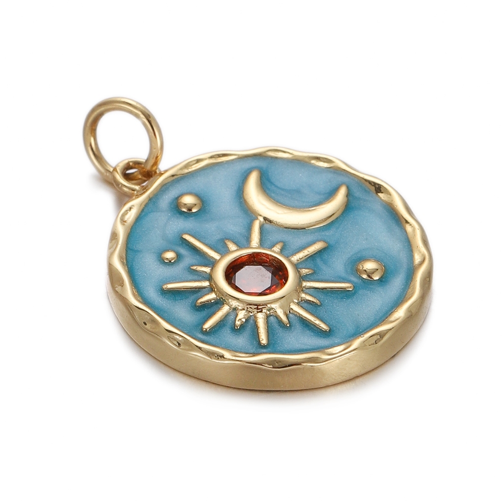 ใหม่ Stars & Moon & Heart Gold สี Charms ต่างหูคริสตัล DIY พวงกุญแจสร้อยข้อมือจี้เครื่องประดับอุปกรณ์เสริมสําหรับการทํา ราคา ถูกที่สุด ดีลบีเคเค แกลเลอรีภาพที่ 2