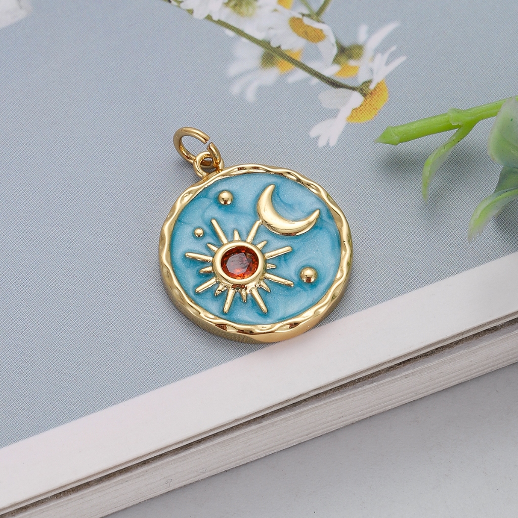 ใหม่ Stars & Moon & Heart Gold สี Charms ต่างหูคริสตัล DIY พวงกุญแจสร้อยข้อมือจี้เครื่องประดับอุปกรณ์เสริมสําหรับการทํา ราคา ถูกที่สุด ดีลบีเคเค แกลเลอรีภาพที่ 3