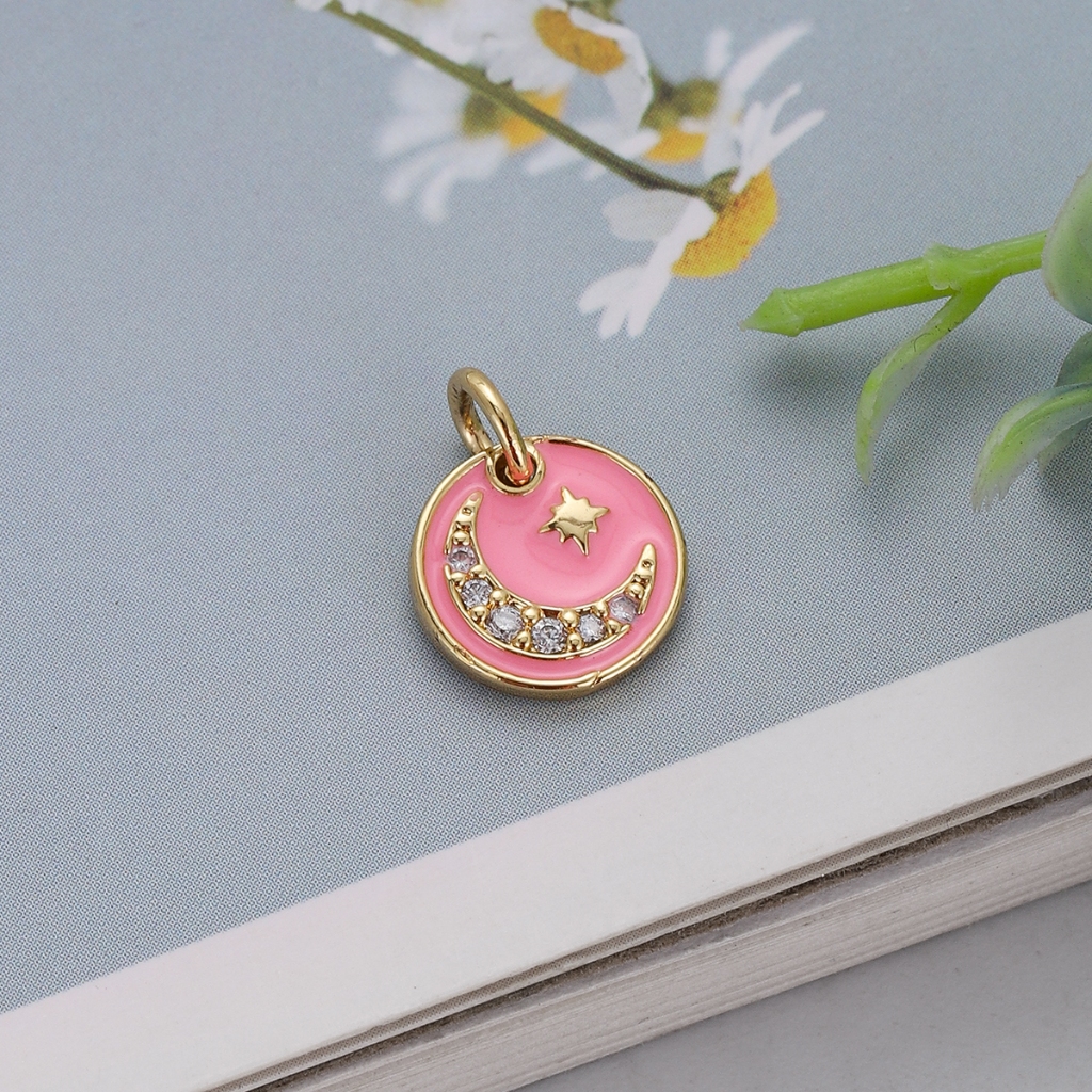 ใหม่ Stars & Moon & Heart Gold สี Charms ต่างหูคริสตัล DIY พวงกุญแจสร้อยข้อมือจี้เครื่องประดับอุปกรณ์เสริมสําหรับการทํา ราคา ถูกที่สุด ดีลบีเคเค แกลเลอรีภาพที่ 5