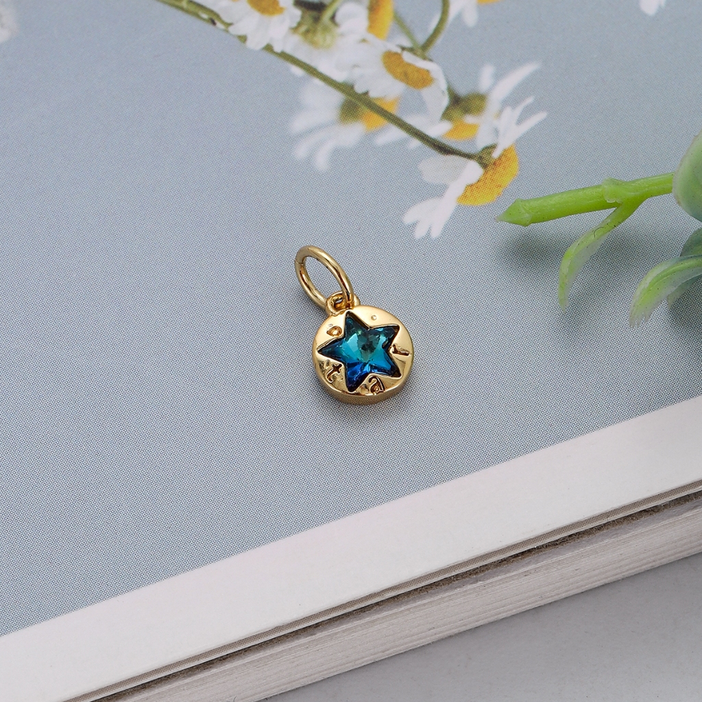 ใหม่ Stars & Moon & Heart Gold สี Charms ต่างหูคริสตัล DIY พวงกุญแจสร้อยข้อมือจี้เครื่องประดับอุปกรณ์เสริมสําหรับการทํา ราคา ถูกที่สุด ดีลบีเคเค แกลเลอรีภาพที่ 7