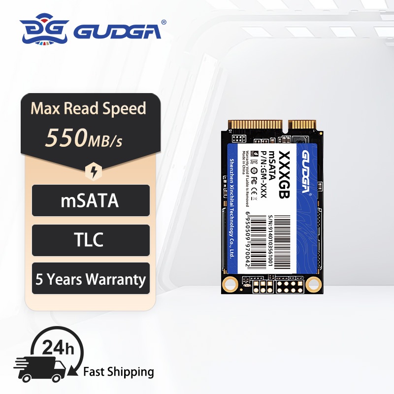GUDGA mSATA SSD SATAIII 64GB 128GB 256GB 512GB HDD ภายใน Solid State Hard Drive Disk สําหรับเดสก์ท็อ