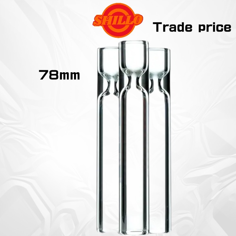 (ขายส่ง!!)78 มม 3/10ชิ้น One Hitter บ้องจิ๋ว บ้องพกพา หลอดแก้ว .