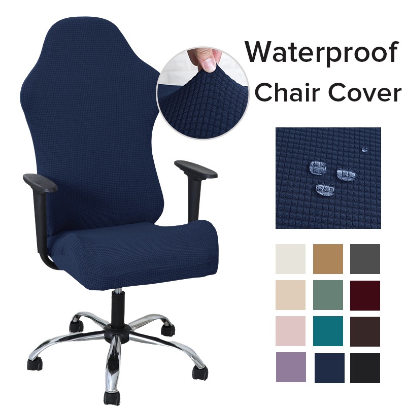 ผ้าคลุมเก้าอี้ chair cover ผ้าคลุมเก้าอี้เกมมิ่ง กันน้ํายืดสํานักงานศึกษาเก้าอี้คอมพิวเตอร์ล้างทําคว