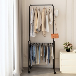 ชั้นวางกางเกงอัพเกรดชั้นวางกางเกงชั้นเก็บที่สามารถเคลื่อนย้า…