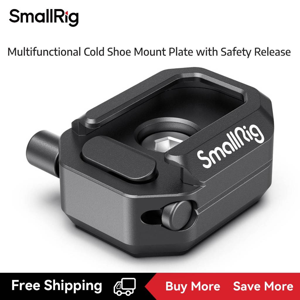 Smallrig Multifunctional Cold Shoe Mount Plate with Safety Release 2797