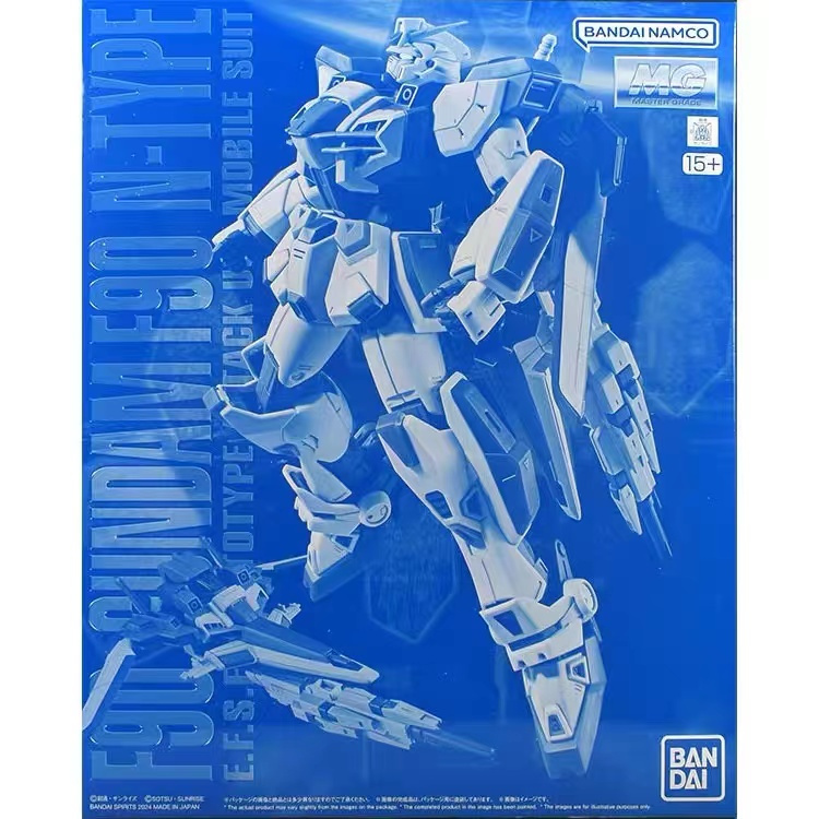 [สต๊อกพร้อม] Bandai/bandai สินค้าใหม่ MG1/100 F90 GUNDAM N-TYPE PB Limited Assembly Model