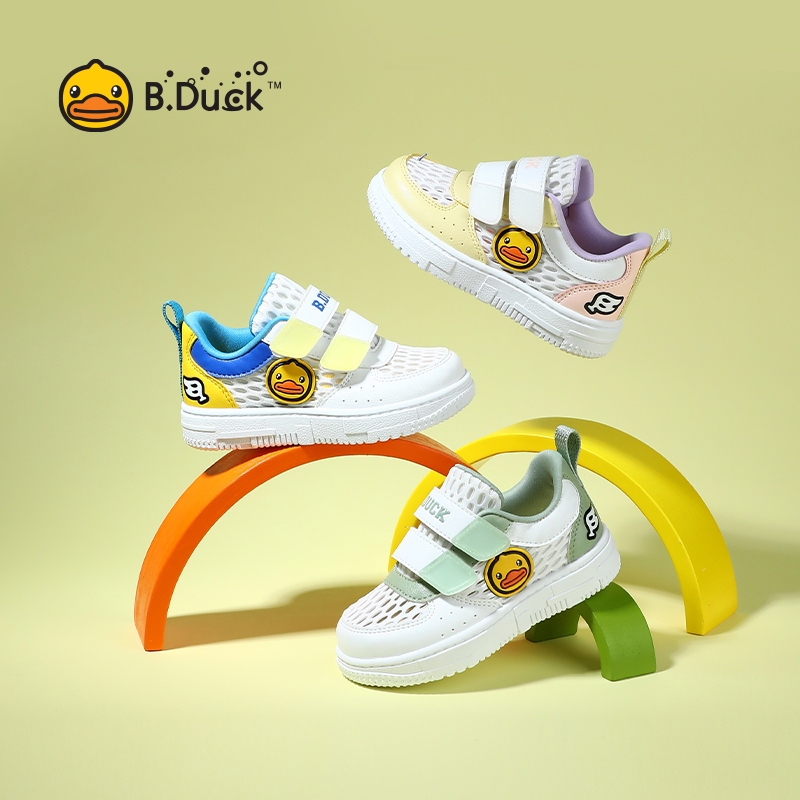 B Duck รองเท้า รองเท้าผ้าใบเด็ก รองเท้าผ้าใบ กันลื่น