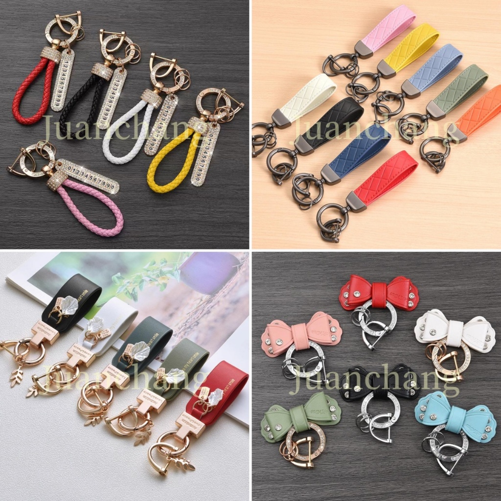 (พร้อมส่ง) พวงกุญแจหนัง TPU หลายสี หมายเลขโทรศัพท์ บัตร โบ ผูก ของขวัญ ธุรกิจ พวงกุญแจหนัง ผู้ชาย ผู้หญิง พวงกุญแจรถ สายคล้องเอว กระเป๋าสตางค์ พวงกุญแจ