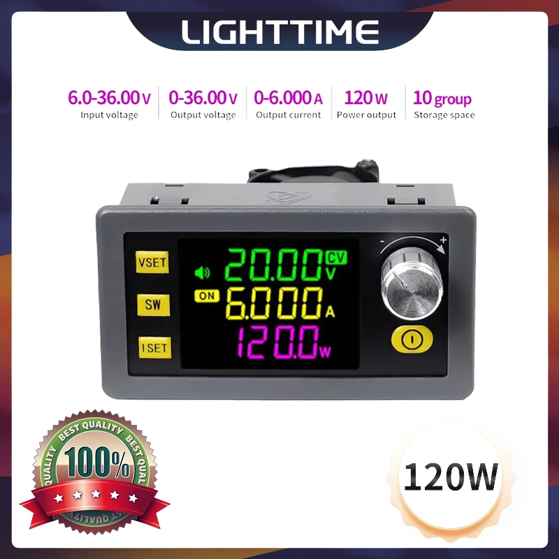 Sk120 CNC ตัวควบคุมแรงดันไฟฟ้าแบบปรับได้ Step-up Step-down แหล่งจ่ายไฟแรงดันไฟฟ้าคงที่โมดูลชาร์จพลัง