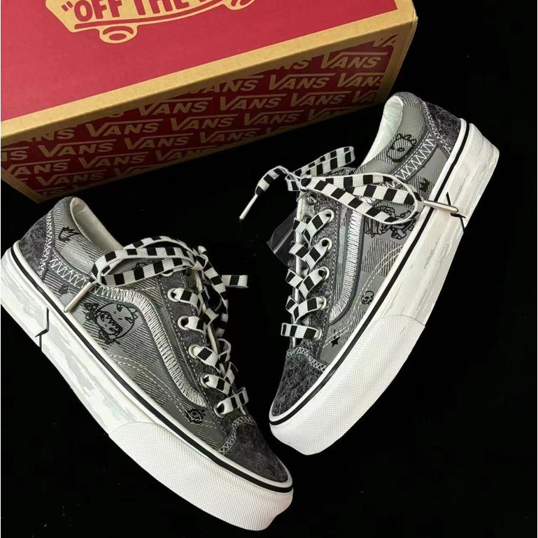 Hirono x Vans UA Style 36 Low-Top รองเท้าผ้าใบลําลอง