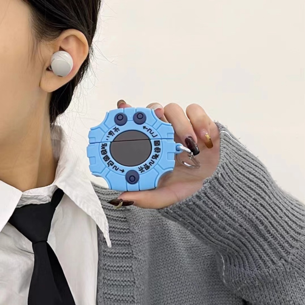 การ์ตูน Digimon Adventure Airpods Pro3 ปลอกกันกระแทก 3D ซิลิโคนอ่อนนุ่มหูฟังสําหรับ AirPods Pro3 4/4 (ANC) Pro2/Pro