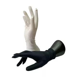 Handling ถุงมือยืดสีขาวสีดําสําหรับอัญมณีเพชร Gold Silver นาฬิกาเครื่องประดับ Luxury Shop Sales Staff Photograph