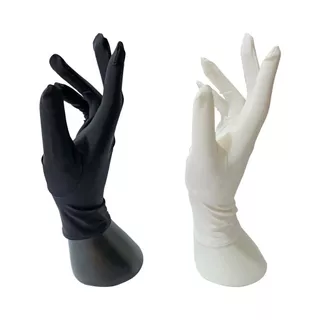 Handling ถุงมือยืดสีขาวสีดําสําหรับอัญมณีเพชร Gold Silver นาฬิกาเครื่องประดับ Luxury Shop Sales Staff Photograph