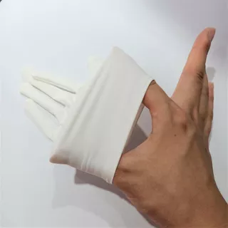 Handling ถุงมือยืดสีขาวสีดําสําหรับอัญมณีเพชร Gold Silver นาฬิกาเครื่องประดับ Luxury Shop Sales Staff Photograph