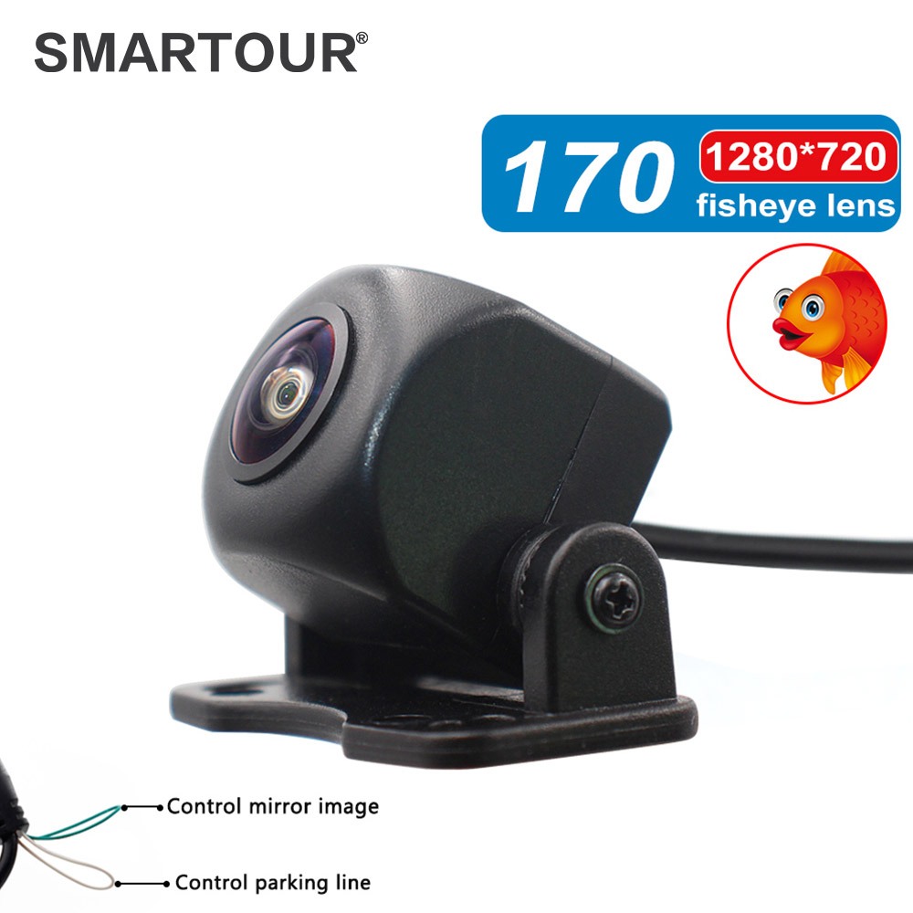 Smartour CCD CVBS NTSC รถ HD กล้องถอยหลังมุมกว้าง 170 องศา fisheye starlight night vision กล้องมองหลังสํารอง