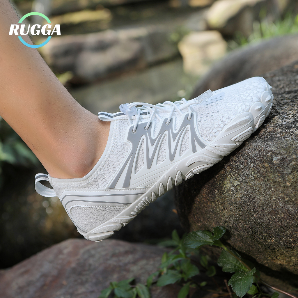 RUGGA ใหม่ Aqua รองเท้า Breathable Quick Dry Non-slip รองเท้าน้ําสําหรับผู้หญิง Beach Wading รองเท้าตกปลา GYM รองเท้า - รูปที่ 3
