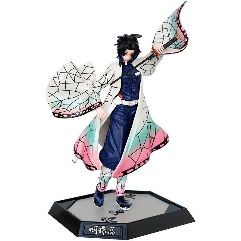 29 ซม.อะนิเมะรูป Kochou Shinobu PVC Action Figure Collection ตกแต่งรุ่น GK รูปปั้นตุ๊กตาของเล่นเด็กว