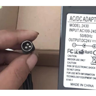 อะแดปเตอร ์ ไฟเครื ่ องพิมพ ์ ความร ้ อน 24v 4-pin 3-pin