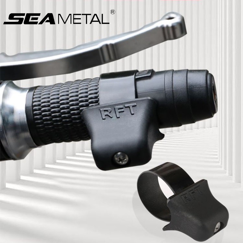 Seametal ตัวช่วยคันเร่งรถจักรยานยนต์ Handle Accelerator Booster Cruise Control Grip Thumb Wrist Rest อเพลิงประหยัดแรงงาน