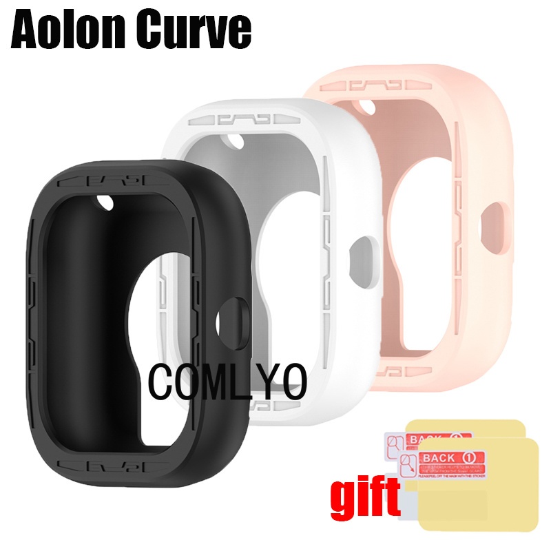 สําหรับ Aolon Curve กรณีสมาร ์ ทนาฬิกาซิลิโคนนุ ่ มป ้ องกันกันชนหน ้ าจอ Protector ฟิล ์ ม