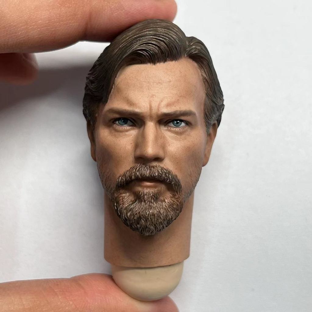 1/6 Scale Obi-Wan Kenobi Ewan McGregor Head Sculpt รุ่น Fit สําหรับ 12 นิ้วชาย Action Figure Body