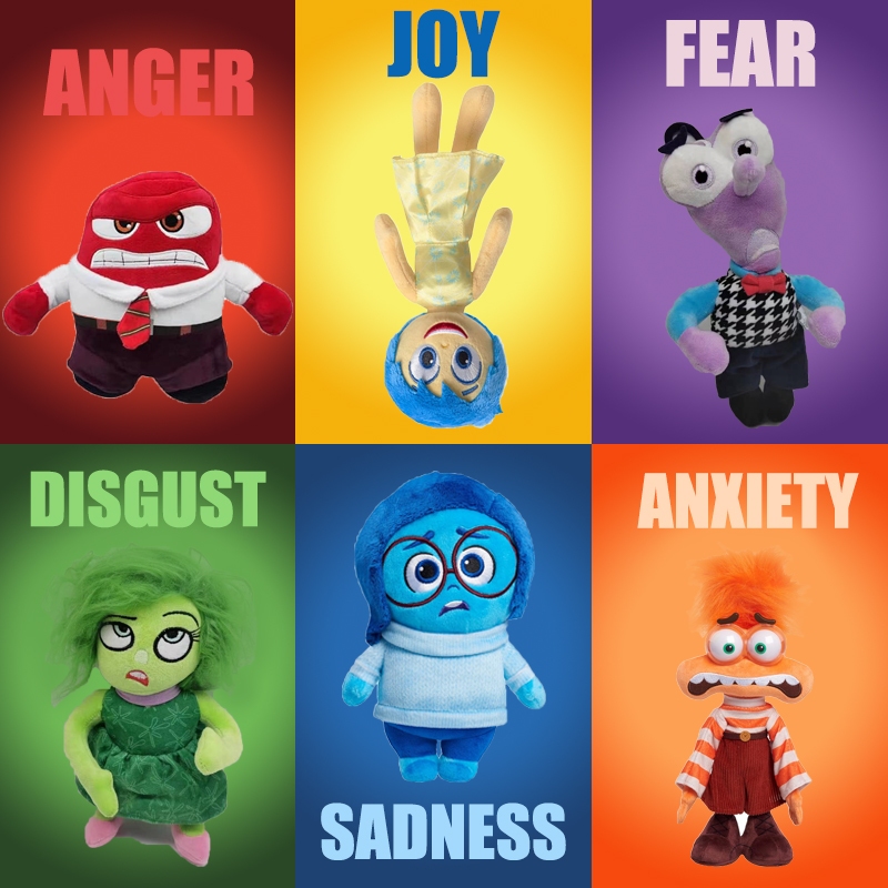 เด็ก inside out ตุ๊กตา inside out 2 ตุ๊กตา sadness ของเล่น เด็กผู้ชาย เด็กผู้หญิง Joy Fear Disgust A