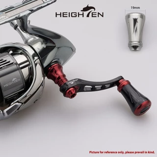 HEIGHTEN 19 มม.น็อปแต่งรอก อลูมิเนียมสําหรับ สำหรับ Shimano Stradic Daiwa Revros Spinning ตกปลา Reel