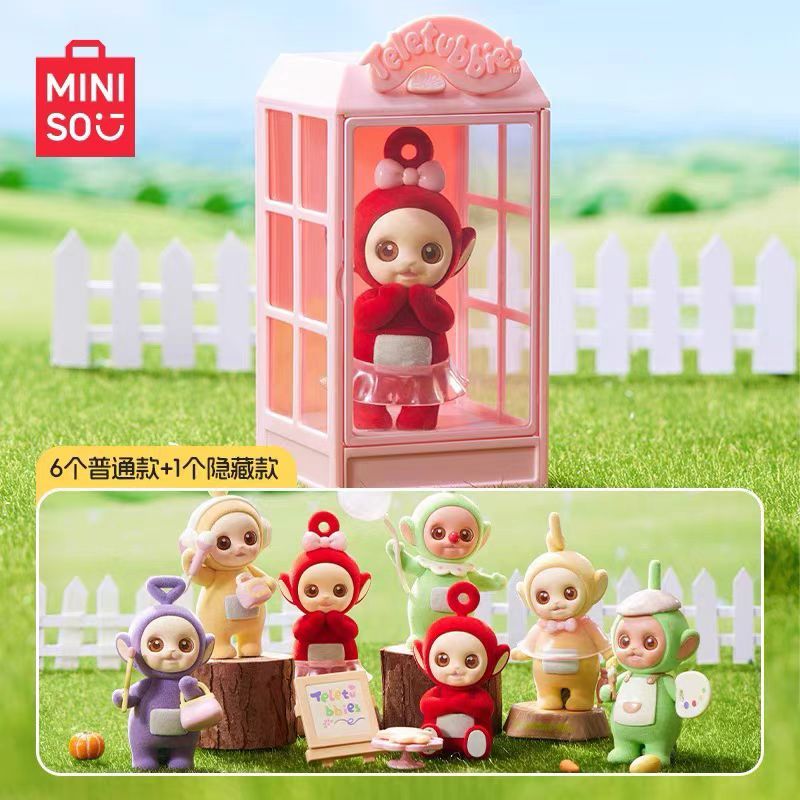 Zw [เวอร์ชันของแท้] MINISO Teletubbies Window Series ของเล่นเซอร์ไพรส์ ของเล่นอินเทรนด์ เครื่องประดั