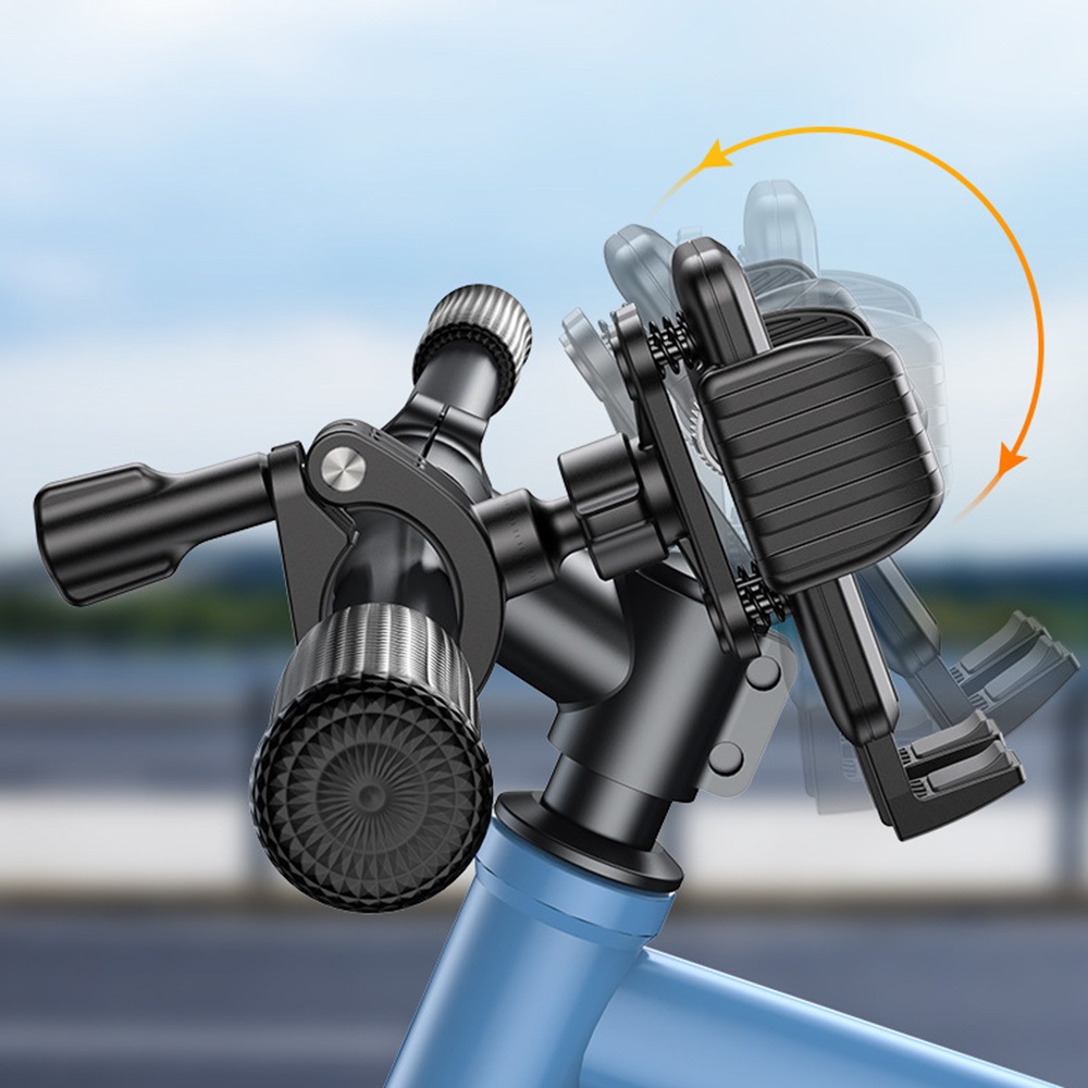 ที่วางโทรศัพท์มอเตอร์ไซค์พร้อมตัวขยายการสั่นสะเทือน กันสั่น [ไม่ใช่กล้องบล็อก&1ส ล็อค] 360° ที่วางโทรศัพท์จักรยานหมุนได้สําหรับโทรศัพท์ 4.7 ''-7.2 '' - รูปที่ 7