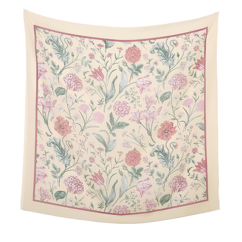 Laven พิมพ์สแควร์ Voile Bawal เลเซอร์ตัดดอกไม้พิมพ์ Bawal พรีเมี่ยมเหนียวผ้าพันคอมุสลิม Tudung Square ผ้าคลุมไหล่