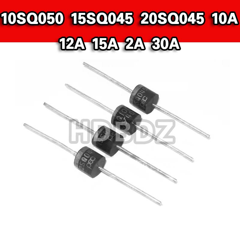 10pcs 10SQ045 15SQ045 20SQ045 10A 12A15A 20A 30A 45V 50V 60V 80V 100V High Current Solar Shoteki ไดโ