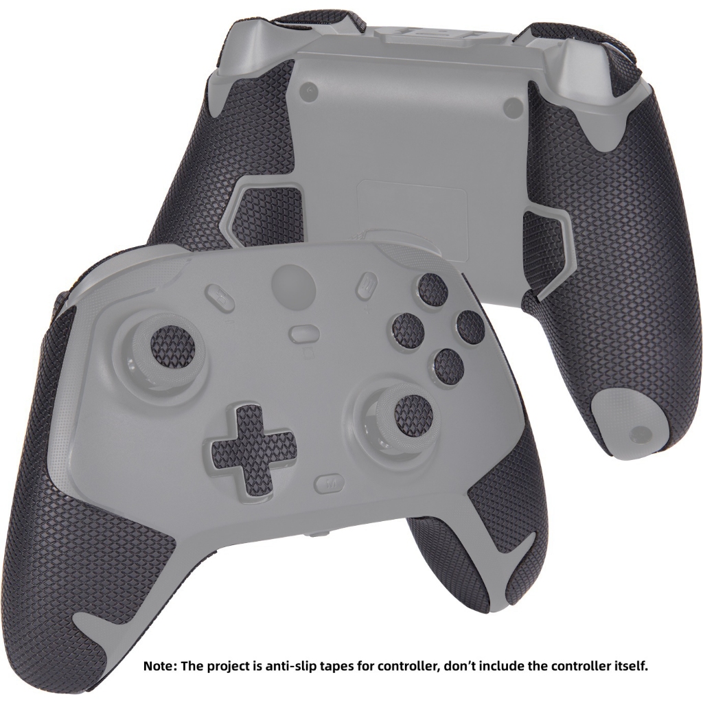 Talongames Controller Grip Tape เข้ากันได้กับที่จับ GameSir Cyclone Pro, ปุ่ม, สติ๊กเกอร์กันลื่น