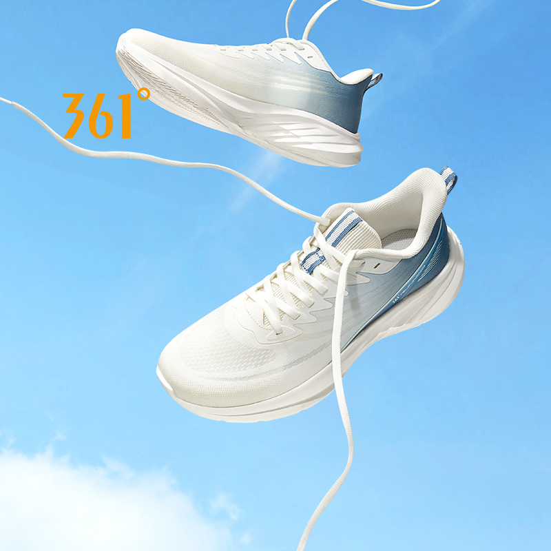 361 องศา AirFeather 2.0 รองเท้าวิ่งผู้ชาย Ultra-Light Breathable Cushiong 672412238