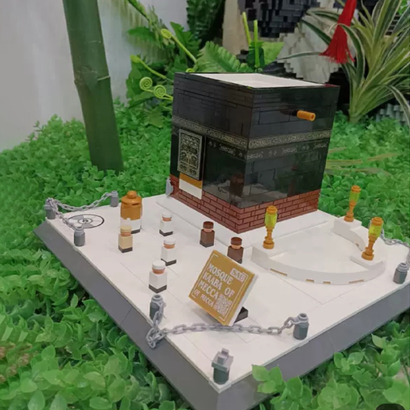 ซาอุดีอาระเบีย Mecca Great มัสยิด Kelbai ประกอบบล็อก, ของเล่นก้านเพื่อการศึกษา, ของเล่นสําหรับเด็ก ราคา ถูกที่สุด ดีลบีเคเค แกลเลอรีภาพที่ 3