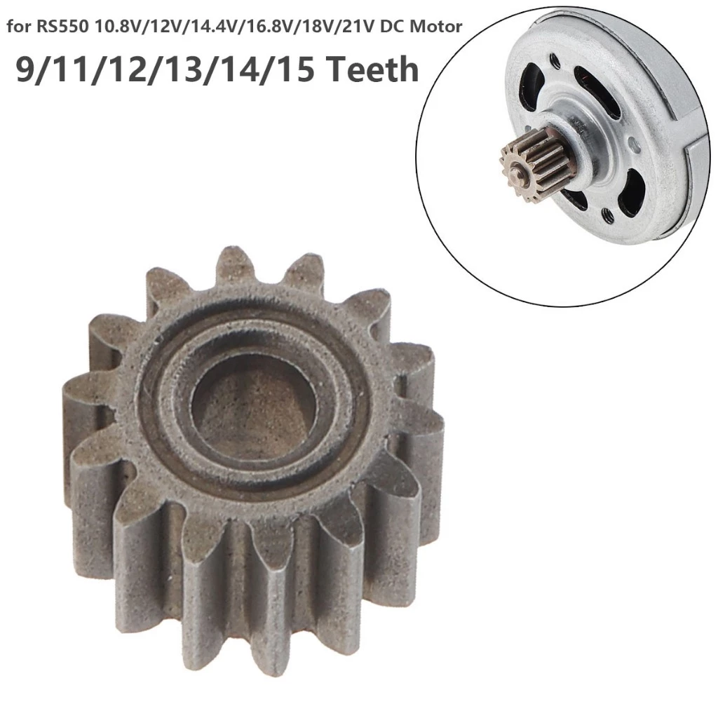 1 ชิ้น 9/11/12/13/14/15 ฟันเปลี่ยนมอเตอร์เกียร์สําหรับ RS550 10.8 V/12 V/14.4 V/2.8 V/18 V/21 V DC มอเตอร์
