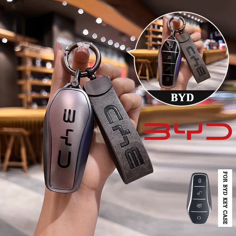 Byd ATTO 3 เคสกุญแจแฟชั่น dolphin seal key case sealion 06 ato3 ปลาโลมา shark E2 selit 07 M6 ฝาครอบกุญแจ BYD key case