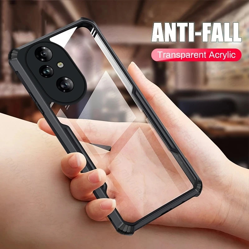 อะคริลิคโปร่งใสกันกระแทกสําหรับ Honor 200 Pro 5G กรณี Honer Honar 200 Pro Honor 200 Honor 200 Lite T