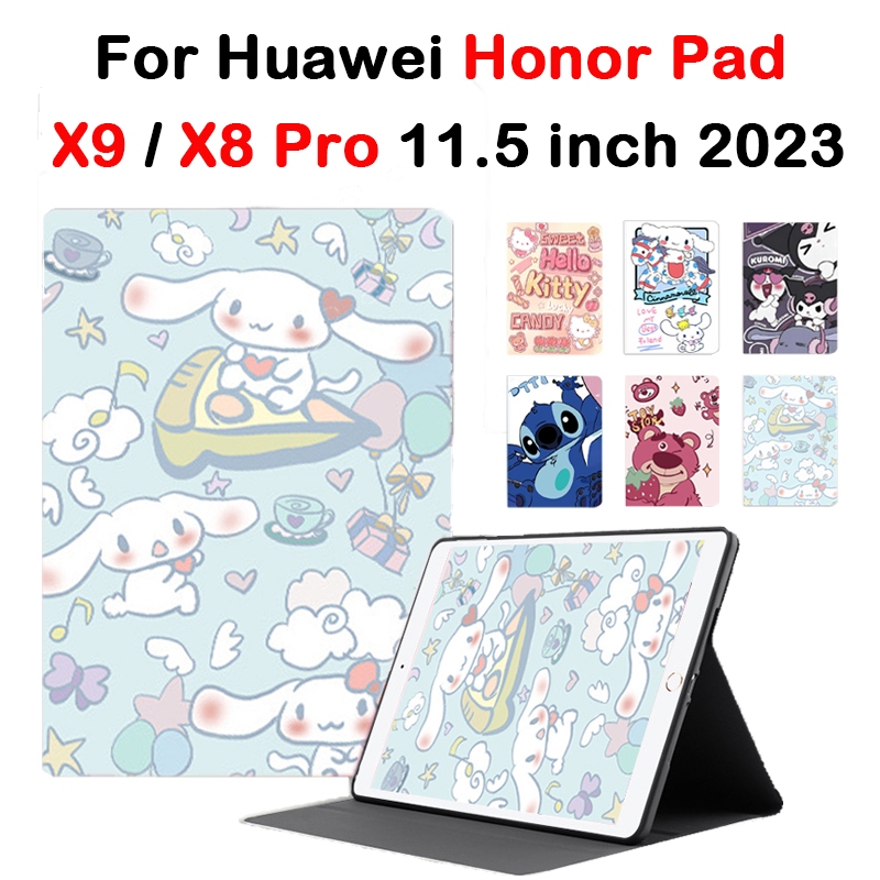 สําหรับ Huawei Honor Pad X9 X8 Pro 11.5 นิ้ว 2023 ELN-W09 ELN-L09 แฟชั่นน่ารักการ์ตูนคุณภาพสูงหนัง P