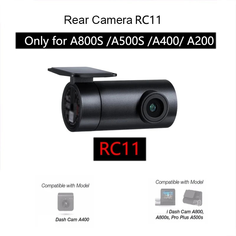 70mai ด้านหลัง Cam RC11 สําหรับ 70mai 4K Dash Cam 70mai A800 4K รถ DVR กล้องมองหลัง 70mai Pro Plus +