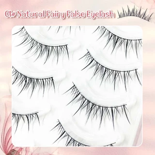 5 คู่ขนตาปลอม 3ง สีดําธรรมชาติพิเศษนํามาใช้ใหม่หลายครั้ง