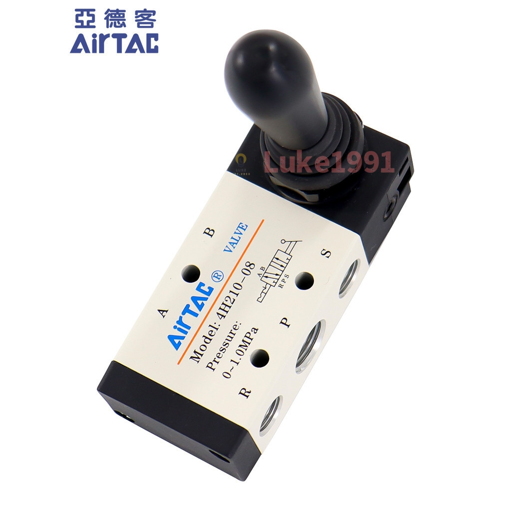 Airtac นิวเมติกวาล์วแบบแมนนวล 4H230C/4HA210/4H210-06 4H230C/4HA310/4HA210/4H210/4H310-08 4H310-10