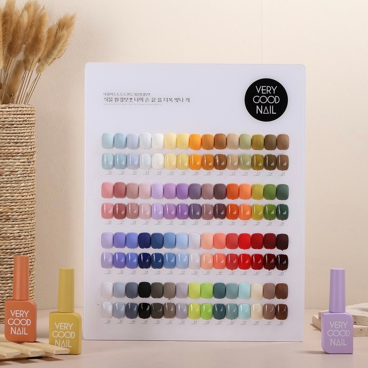 พร้อมส่ง สีเจล VERY GOOD NAIL 60สี 1ชาตแถมท็อปกับเบสและชาตสี สีทาเล็บ (ขนาด15ml)