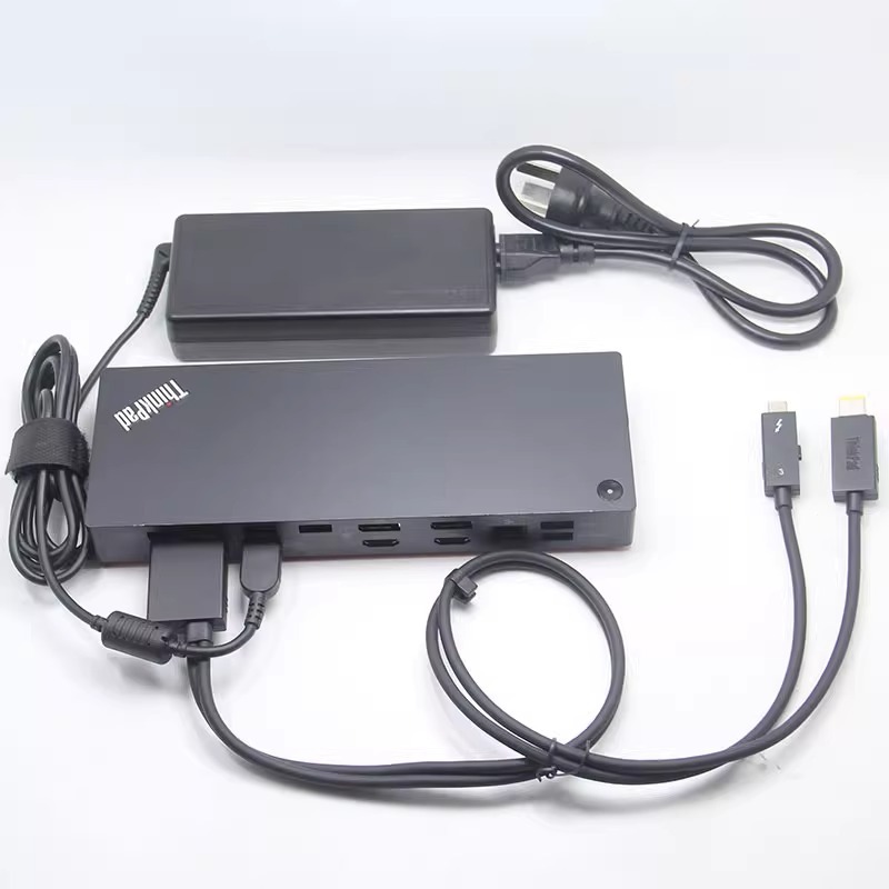 ใหม่สําหรับ Lenovo ThinkPad Thunderbolt 3 Workstation Dock Gen 2 DK1841 ประเภท 40AN 03X7538 เหมาะสําหรับ ThinkPad X13 T14 X390
