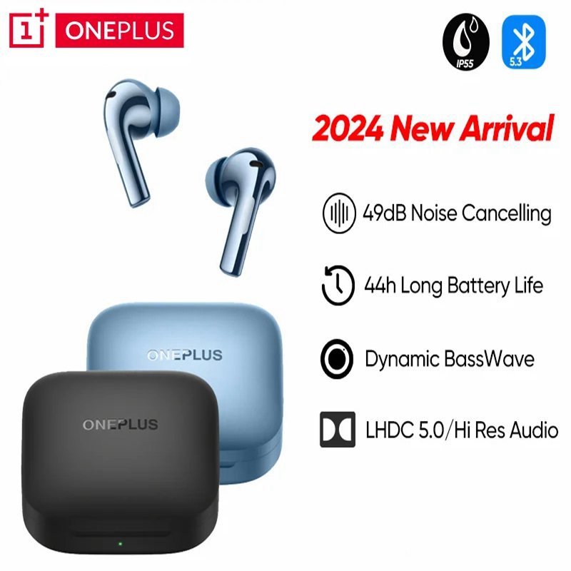 2024 ใหม่ Oneplus Buds 3 TWS หูฟังไร้สายบลูทูธ LHDC 5.0 49dB Active หูฟังตัดเสียงรบกวน