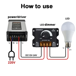 E27 DC 12V 24V 48V หรี่แสงได้ Ball Shape ความสว่างสูง Warm White หลอดไฟ LED