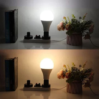 E27 DC 12V 24V 48V หรี่แสงได้ Ball Shape ความสว่างสูง Warm White หลอดไฟ LED