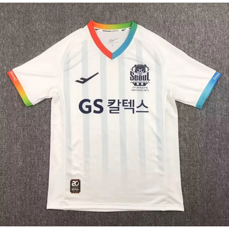 เสื้อกีฬาแขนสั้น ลายทีมชาติฟุตบอล Seoul FC คุณภาพสูง ไซซ์ S - XXL