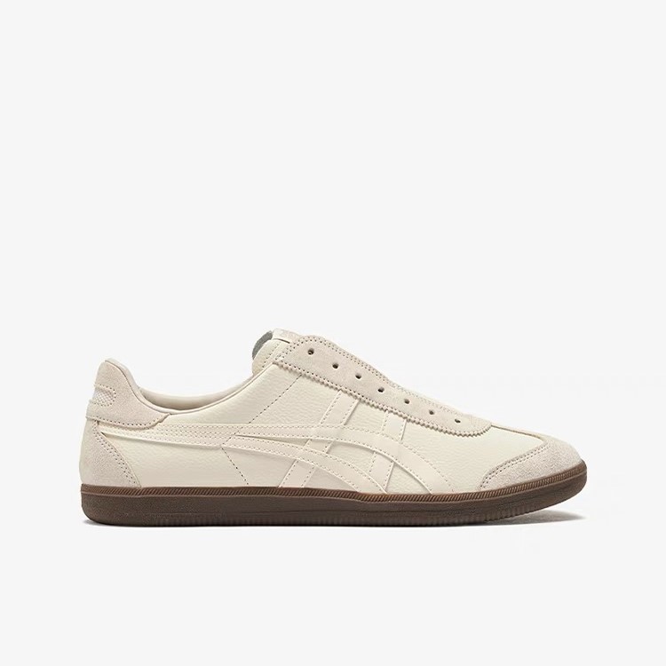 Onitsuka TOKUTEN SLIP-ON Off-White SLIP-ON รองเท้าเทรนนิ่งเยอรมันรองเท้าผ้าใบ